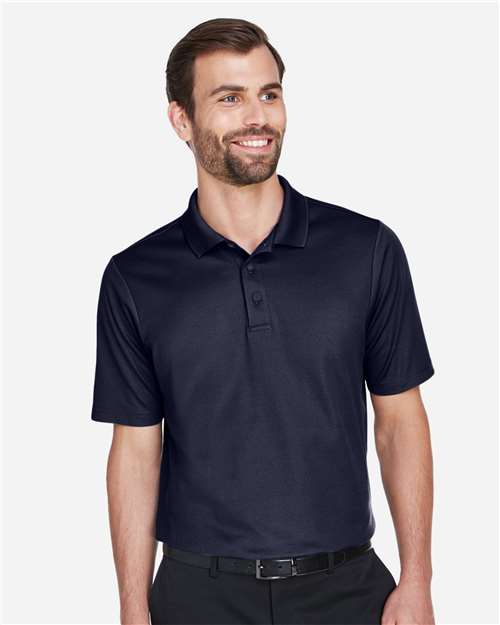 Devon & Jones DG20T, Men's Tall Crownlux Performance Plaited Polo, Navy