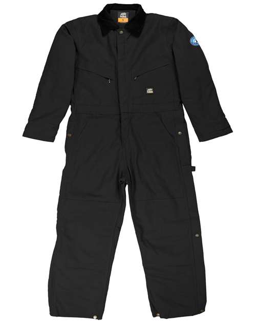 Berne Apparel NI417, Icecap Insulated Coverall, Black