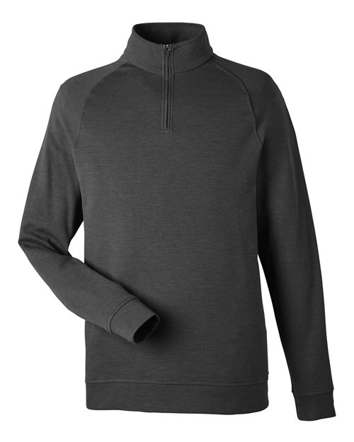 Devon & Jones DG481, Men's New Classics Charleston Quarter-zip Pullover, Black Melange