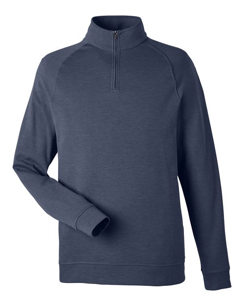 Devon & Jones DG481, Men's New Classics Charleston Quarter-zip Pullover, Navy Melange