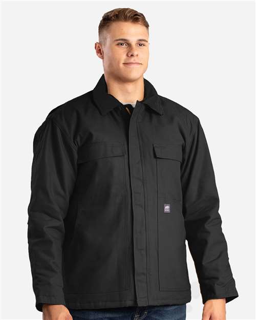 Berne Apparel CH416, Men's Heritage Chore Coat, Black