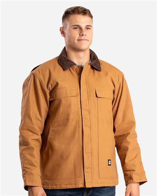 Berne Apparel CH416, Men's Heritage Chore Coat, Brown Duck