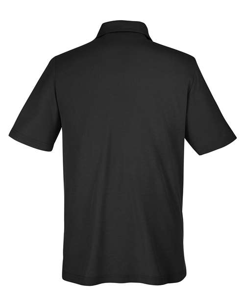 CORE365 CE112T, Men's Tall Fusion Chromasoft Pique Polo, Black