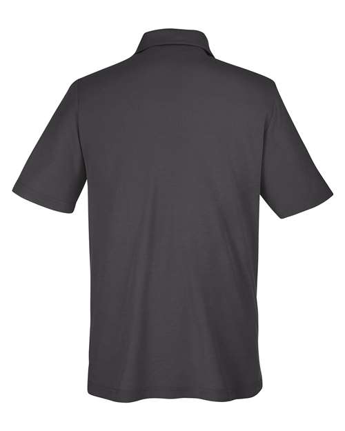 CORE365 CE112T, Men's Tall Fusion Chromasoft Pique Polo, Carbon