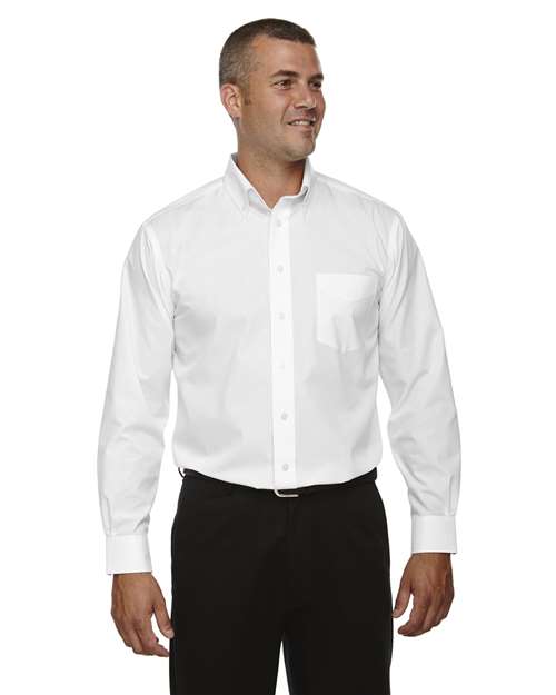 Men's Tall Crown Collection® Broadcloth Woven Dress Shirt - - 13635 White 3-3.9 oz 600B2 AB Exclusive Brands CA New ab Cotton D620T Devon & Jones Dress Shirts Long Sleeves Mens & Unisex New AB Pockets Polyester S&S Exclusive Brands Stain Resistant Talls Tops Wovens Wovens & Dress Shirts Wrinkle Free