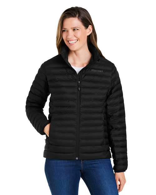 Women's Echo Featherless Jacket - - 13658 Black 674D1 Activewear CA New ab Full-Zips Jackets M12393 Marmot New AB Nylon Outerwear Recycled Womens Zips