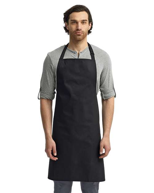 Artisan Collection by Reprime RP150, Recycled Bib Apron, Black