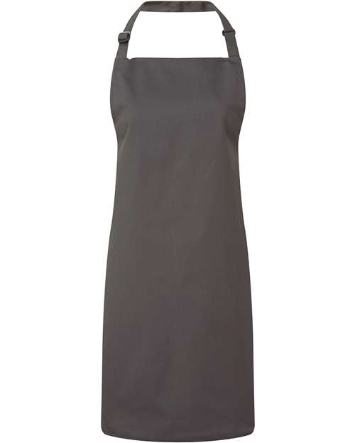 Artisan Collection by Reprime RP150, Recycled Bib Apron, Dark Grey