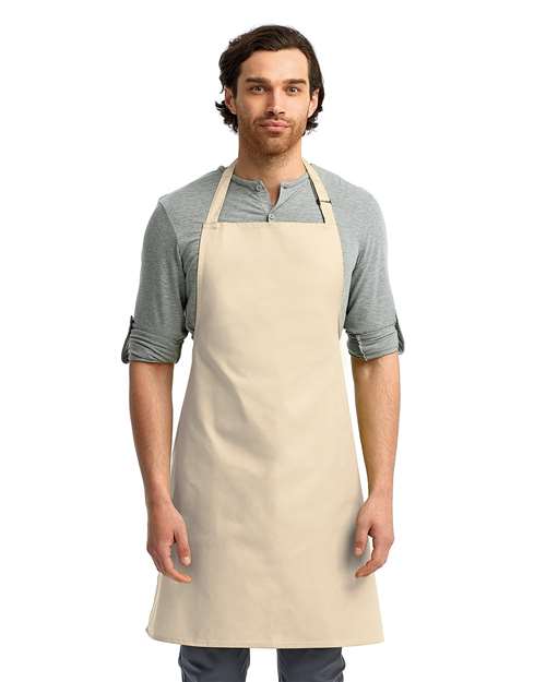 Artisan Collection by Reprime RP150, Recycled Bib Apron, Natural