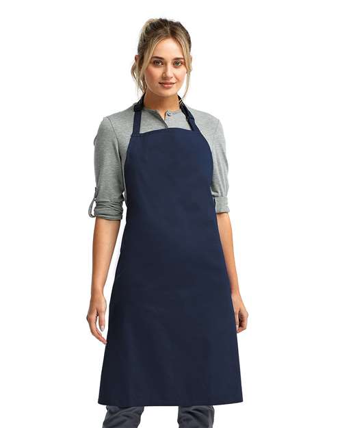 Artisan Collection by Reprime RP150, Recycled Bib Apron, Navy