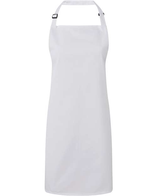 Artisan Collection by Reprime RP150, Recycled Bib Apron, White