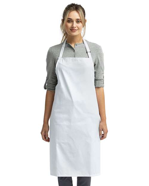 Artisan Collection by Reprime RP150, Recycled Bib Apron, White