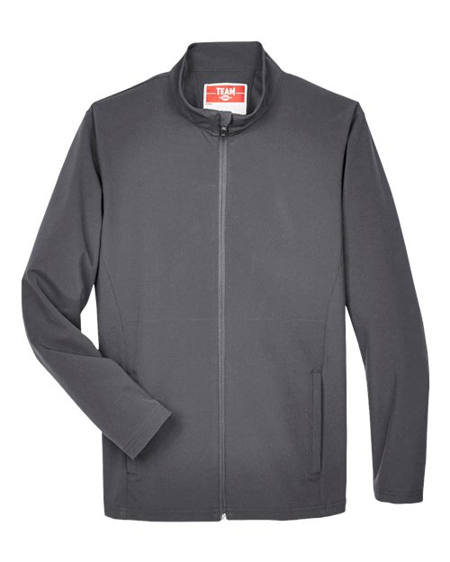 Team 365 TT80, Men's Leader Soft Shell Jacket, Sport Graphite
