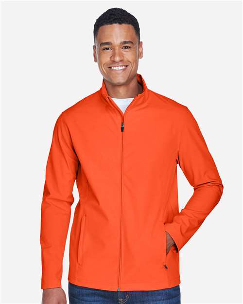 Team 365 TT80, Men's Leader Soft Shell Jacket, Sport Orange