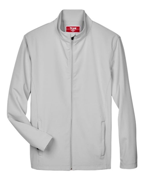 Team 365 TT80, Men's Leader Soft Shell Jacket, Sport Silver