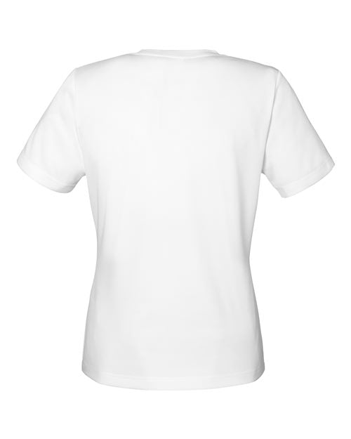 Team 365 TT15W, Women's Zone Performance Mesh T-shirt, White