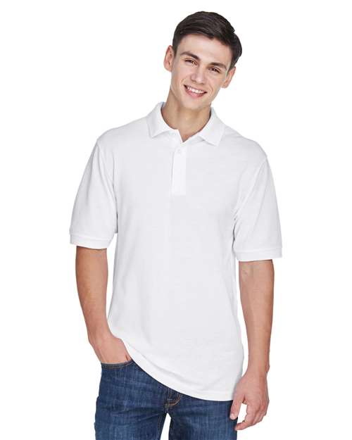 Men's Easy Blend™ Polo - - 13836 White 2025 Polo Guide 2025 Polo Guide Uniforms 2025 Polo Guide Uniforms - Workwear & Industrial 203B9 AB Exclusive Brands Back to School 2025 CA CA New ab Cotton Harriton M265 Mens & Unisex New AB Pique Playbook - Retail & Lifestyle Playbook - Retail & Lifestyle Summer Travel Playbook Summer to School Polos Polos & Knits Polyester S&S Deep Deals S&S Exclusive Brands Short Sleeves Side Seams Sport Shirts Tops