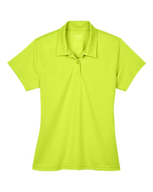 Team 365 TT21W, Women's Command Snag Protection Polo, Safety Yellow