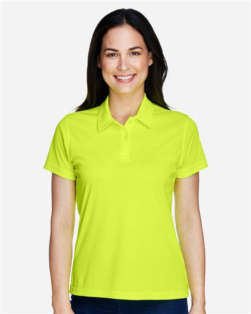 Team 365 TT21W, Women's Command Snag Protection Polo, Safety Yellow