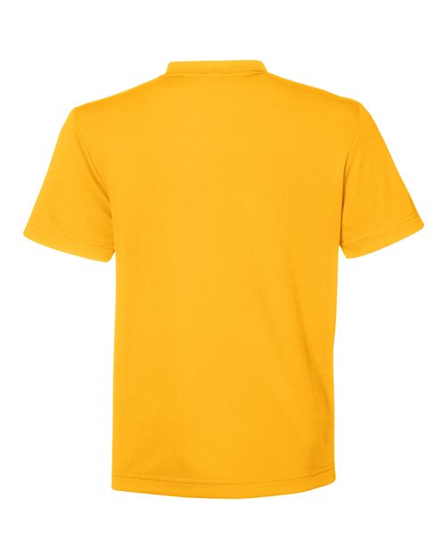 Team 365 TT15Y, Youth Zone Performance Mesh T-shirt, Sport Athletic Gold