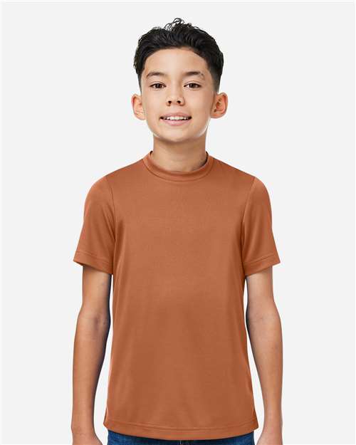 Team 365 TT15Y, Youth Zone Performance Mesh T-shirt, Sport Burnt Orange