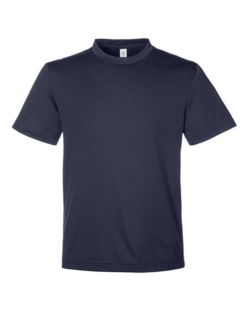 Team 365 TT15Y, Youth Zone Performance Mesh T-shirt, Sport Dark Navy