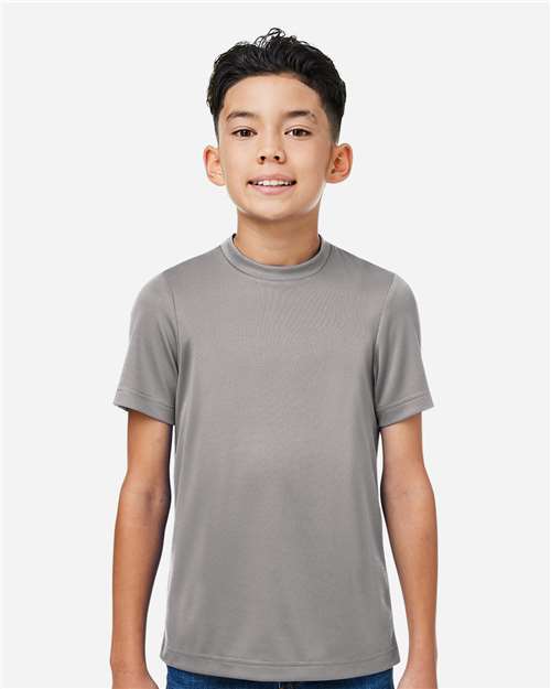 Team 365 TT15Y, Youth Zone Performance Mesh T-shirt, Sport Graphite