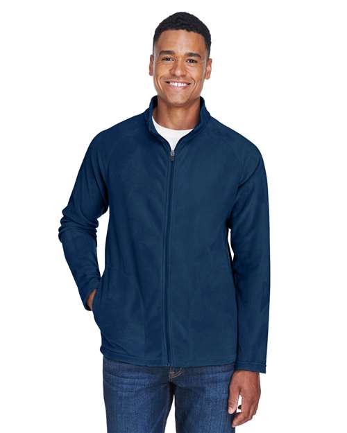 Men's Campus Microfleece Jacket - - 13840 Sport Dark Navy 751D9 AB Exclusive Brands Activewear CA New ab Full-Zips Jackets Mens & Unisex New AB Outerwear S&S Deep Deals S&S Exclusive Brands Team 365 TT90 Zips