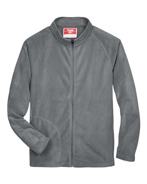 Team 365 TT90, Men's Campus Microfleece Jacket, Sport Graphite