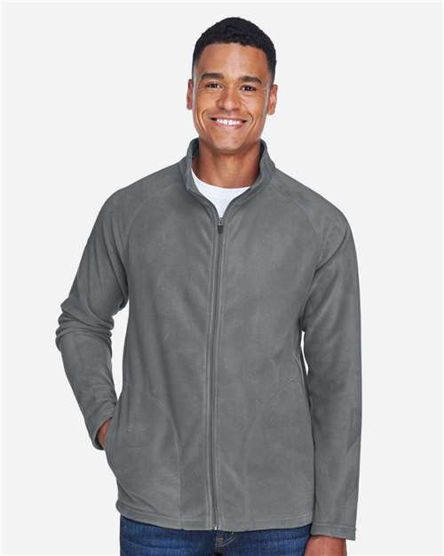 Team 365 TT90, Men's Campus Microfleece Jacket, Sport Graphite