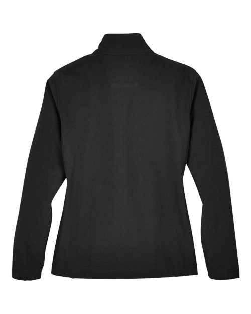 Team 365 TT80W, Women's Leader Soft Shell Jacket, Black