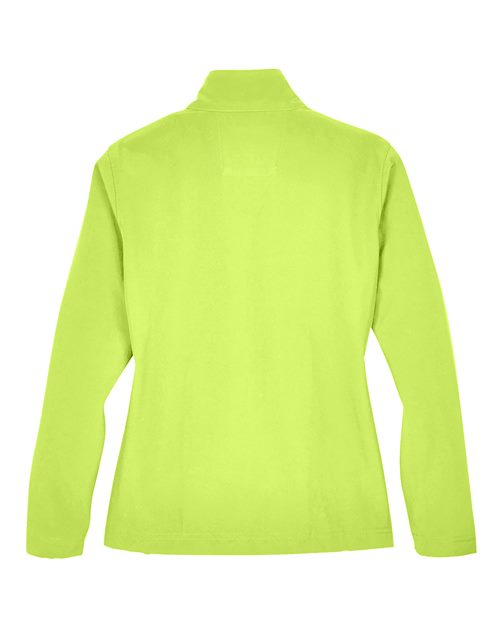 Team 365 TT80W, Women's Leader Soft Shell Jacket, Safety Yellow