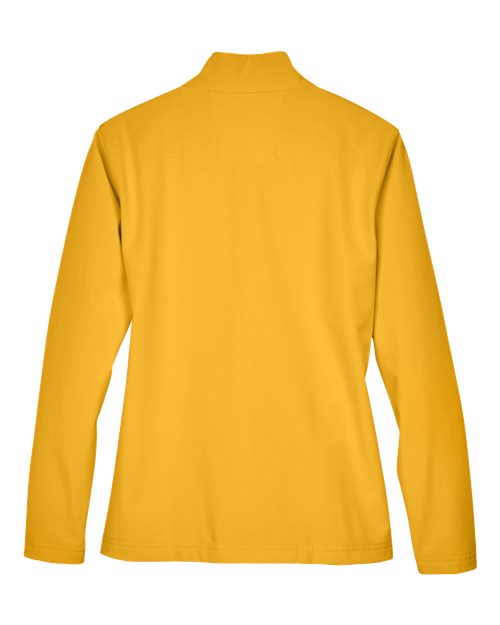 Team 365 TT80W, Women's Leader Soft Shell Jacket, Sport Athletic Gold