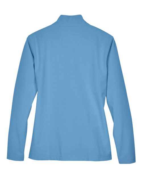 Team 365 TT80W, Women's Leader Soft Shell Jacket, Sport Light Blue