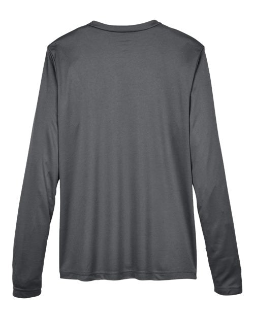 Team 365 TT11WL, Women's Zone Performance Long Sleeve T-shirt, Sport Graphite