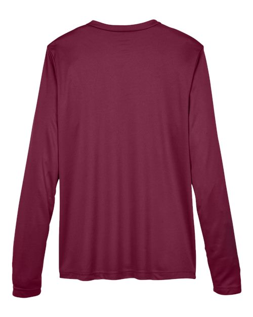 Team 365 TT11WL, Women's Zone Performance Long Sleeve T-shirt, Sport Maroon