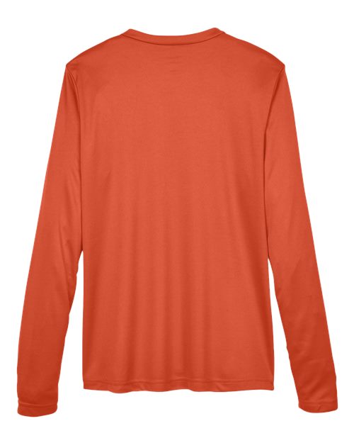 Team 365 TT11WL, Women's Zone Performance Long Sleeve T-shirt, Sport Orange