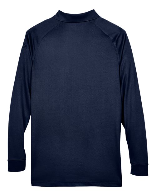 Harriton M211L, Men's Advantage Long Sleeve Tactical Polo, Dark Navy