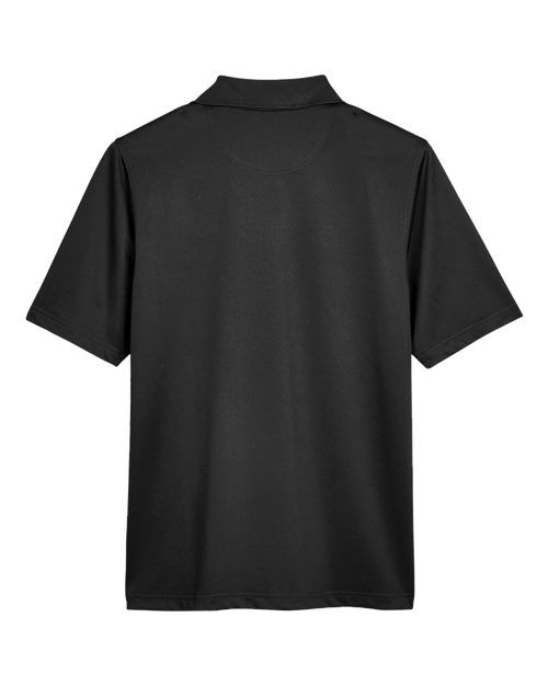 Harriton M348, Men's Advantage Snag Protection Plus Polo, Black