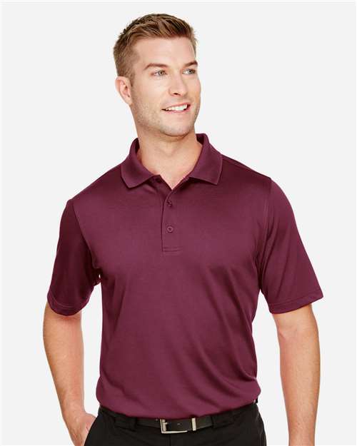 Harriton M348, Men's Advantage Snag Protection Plus Polo, Maroon