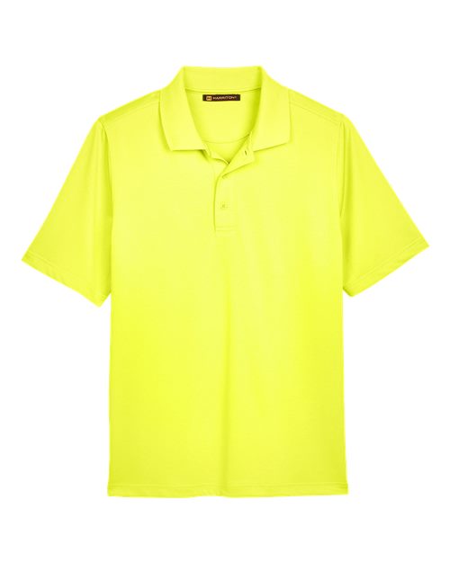 Harriton M348, Men's Advantage Snag Protection Plus Polo, Safety Yellow