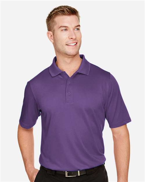 Harriton M348, Men's Advantage Snag Protection Plus Polo, Team Purple