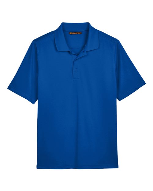 Harriton M348, Men's Advantage Snag Protection Plus Polo, True Royal