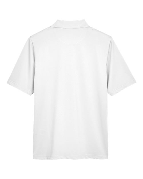 Harriton M348, Men's Advantage Snag Protection Plus Polo, White