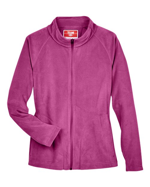 Team 365 TT90W, Women's Campus Microfleece Jacket, Sport Charity Pink