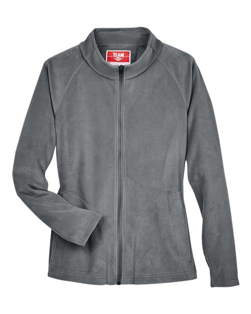 Team 365 TT90W, Women's Campus Microfleece Jacket, Sport Graphite