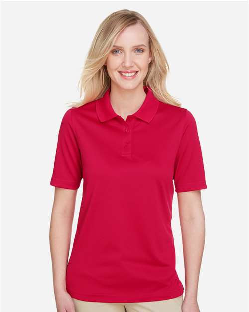 Harriton M348W, Women's Advantage Snag Protection Plus Polo, Red