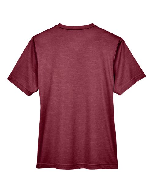 Team 365 TT11HW, Women's Sonic Heather Performance T-shirt, Sport Maroon Heather