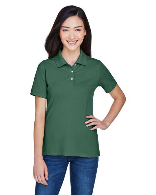 Women's Easy Blend Polo - - 13861 Hunter 2025 Polo Guide 2025 Polo Guide Uniforms 2025 Polo Guide Uniforms - Workwear & Industrial 207B9 AB Exclusive Brands Back to School 2025 CA CA New ab Cotton Harriton M265W New AB Pique Playbook - Resort Playbook - Resort Summer Gift Shop Playbook Summer to School Polos Polos & Knits Polyester S&S Deep Deals S&S Exclusive Brands Short Sleeves Side Seams Sport Shirts Tops Womens