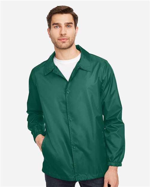 Team 365 TT75, Unisex Zone Protect Coaches Jacket, Sport Forest